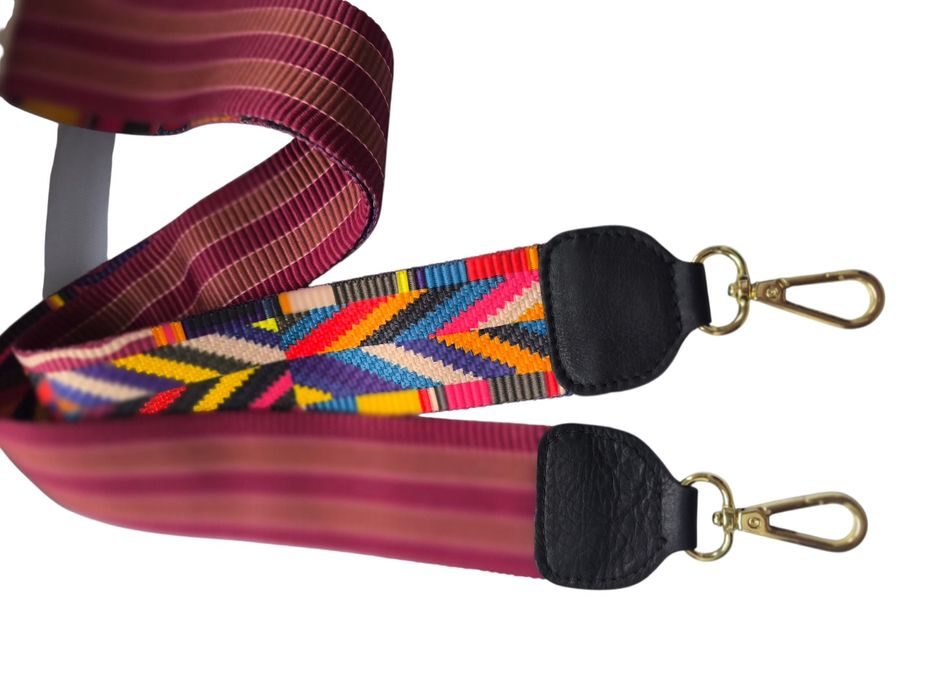 Szeroki pasek do torebki dwustronny nowy 115 cm.