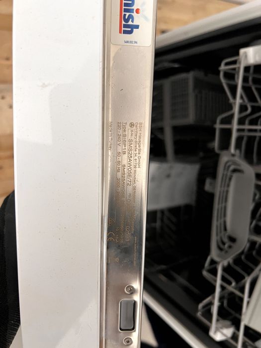 Bosch - Instalação Sem Máquina de Lavar Louça, 60 cm