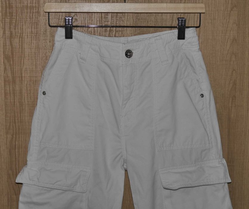 Bershka Cargo świetne spodnie bojówki 34 XS