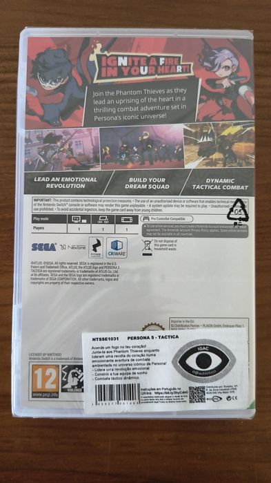 Persona 5 Tactica (Nintendo Switch) Novo selado
