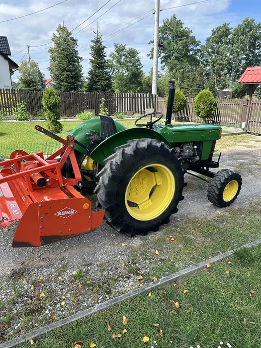 John deere 650 20km z glebogryzarka kuhn el43