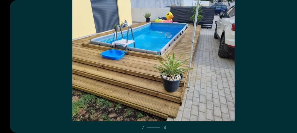 Pérgolas, mesanines , telheiros, decks e hipermiabilizacao telhados.