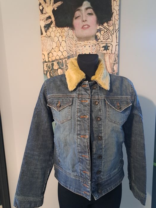 Kurtka katana dżinsowa Reserved r.40 ocieplana