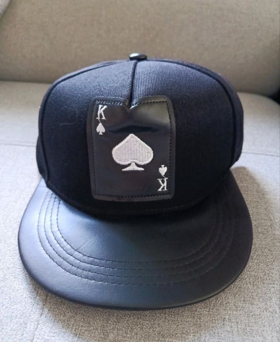 Czapka Bejsbolówka  / z daszkiem  / kaszkiet / rap / King / Król / King of Spades poker streetwear