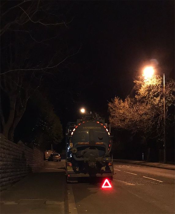 Triângulo Sinalização LED