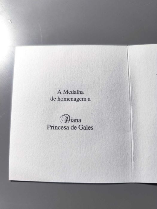 Medalha de Homenagem a Diana, Princesa de Gales – Prata de Lei