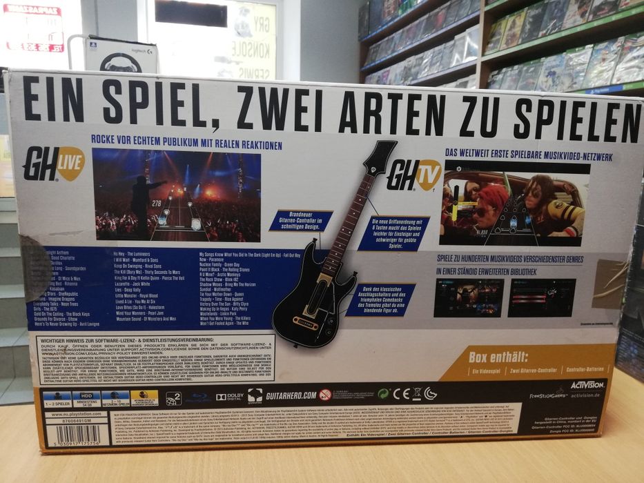 PS5 PS5 Gra Guitar Hero Live + 2 Gitaty Bundle Playstation 4