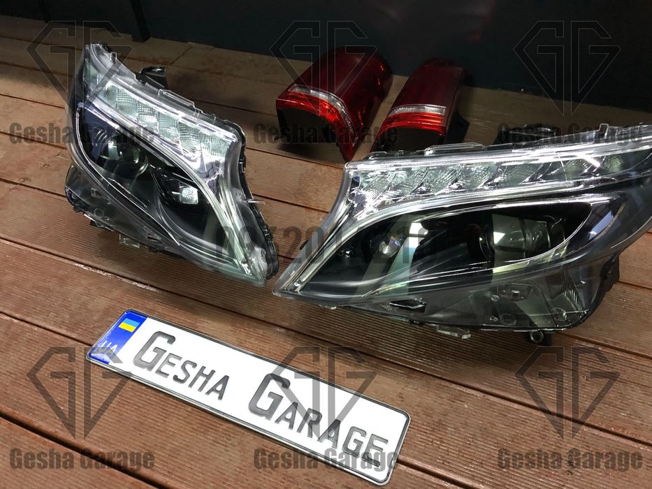 Комплект фар Mercedes мерседес Vito W447 LED лед нові стопи фанарі