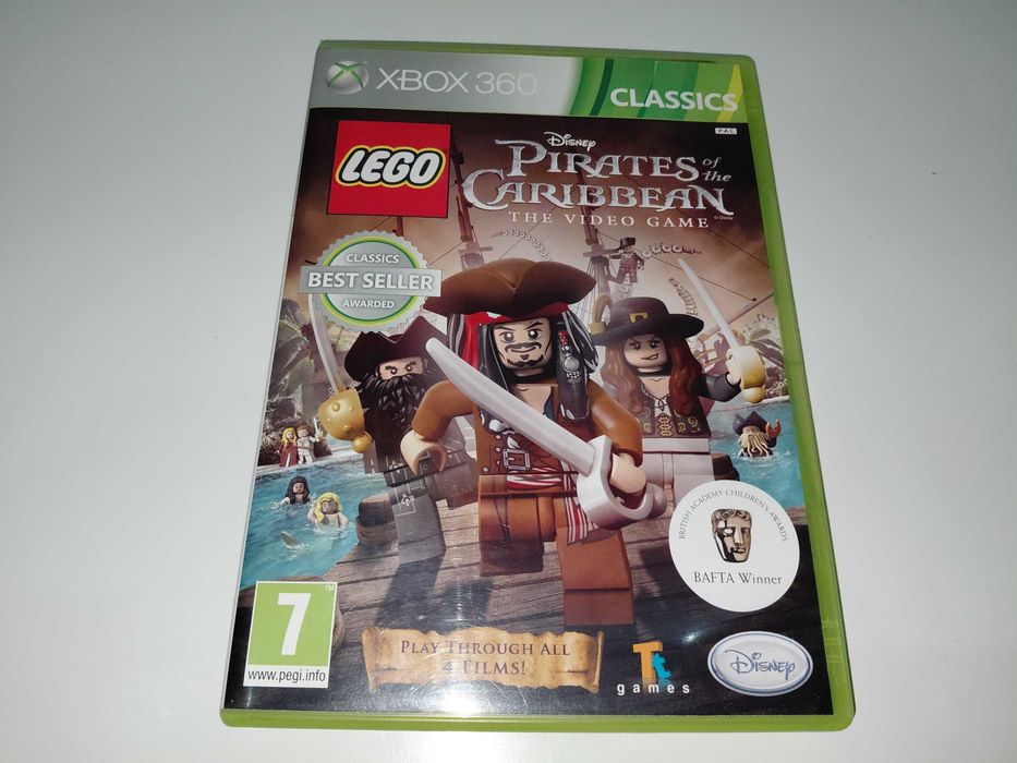 xbox 360 LEGO PIRACI Z KARAIBÓW 1-2 graczy na podstawie filmów zabawna