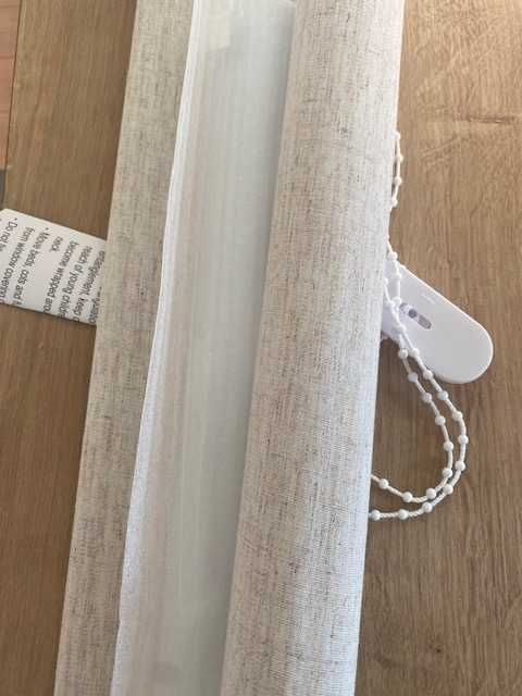 Roleta okienna 60 x 160 cm /a'la LEN naturalny/ NEW * zaciemniająca