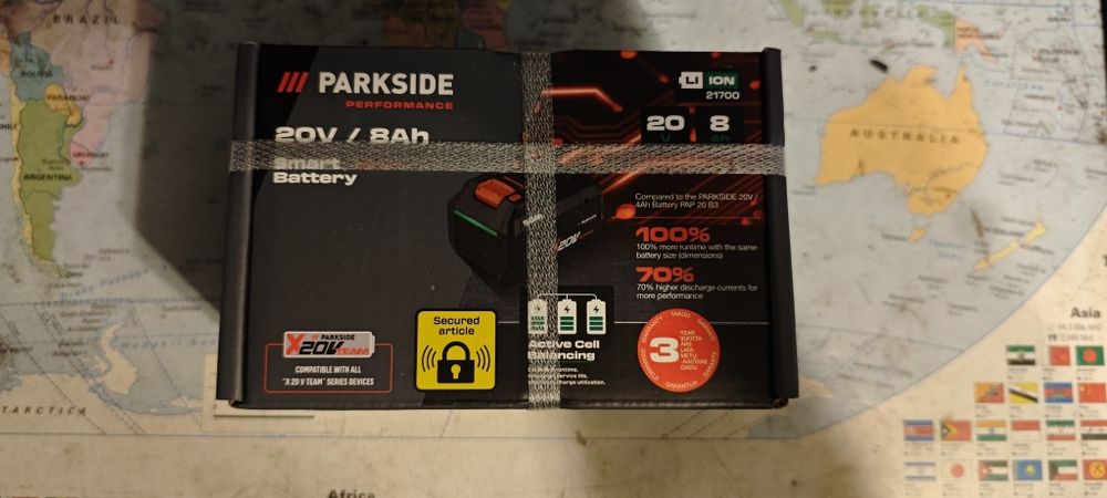 Parkside Akumulator 20 V 8 Ah nowa seria