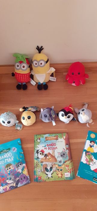 Mini Peluches pingo doce+ livros colecção pingo doce