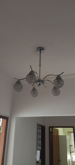Candeeiro de tecto 5 lampadas