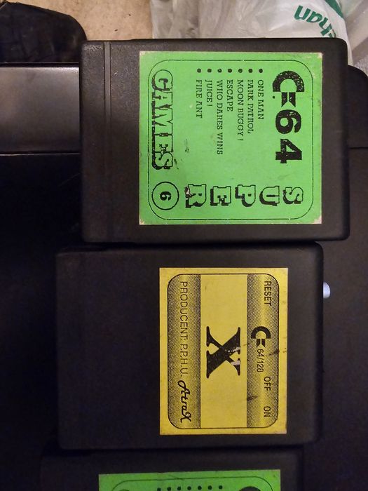 Kartridże do C64 - 6 sztuk
