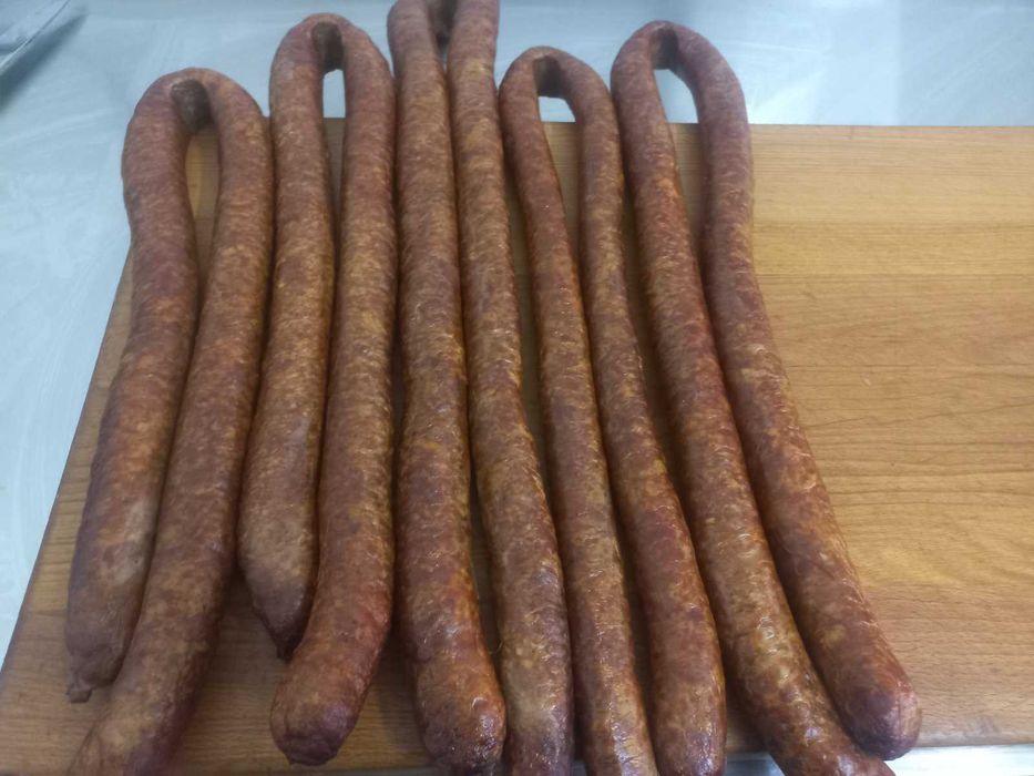 Пікниця (колбаса) копчена домашня та рублена