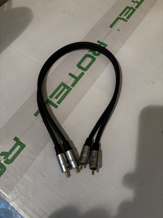 Kabel RCA Profigold – interkonekt stereo 2x RCA – pozłacane wtyki