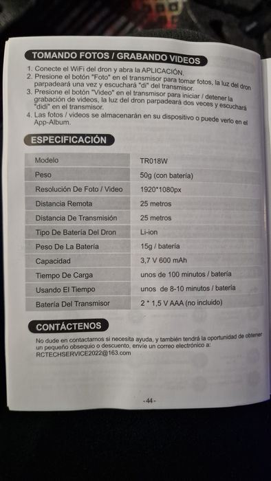 Drone Mini FPV RC Tech – Compacto, Divertido e Fácil de Usar