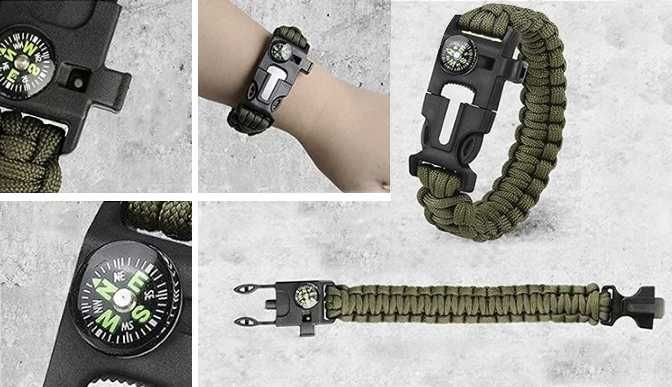 Zestaw Survivalowy Wojskowy Survival Niezbędnik do Przeżycia Multitool