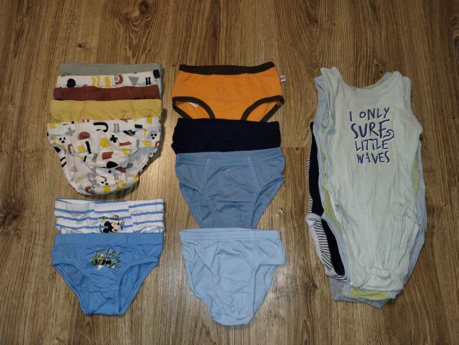 Majtki chłopięce Nowe H&M Rozmiar 110/116 Majtki treningowe + gratis