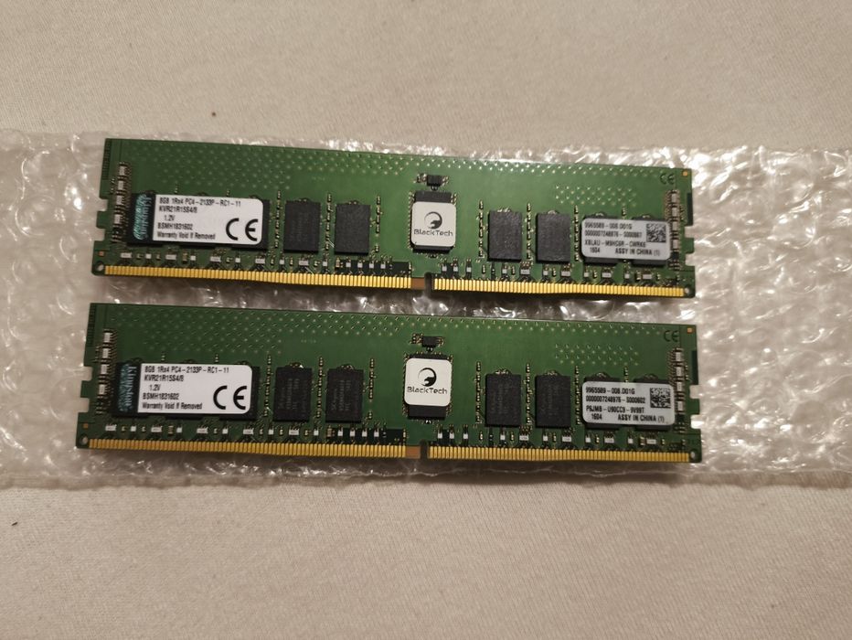 Nowa Pamięć KINGSTON DDR4 2133MHz RDIMM ECC serwer 16 GB 2133(2x8GB)