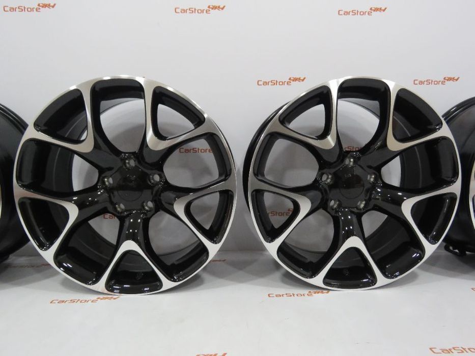 Jantes Look Opel Astra OPC 17 x 7 et35 5x105 Preto + Polido