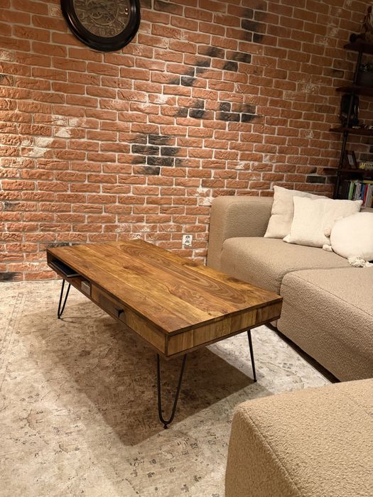 Drewniany stół stolik kawowy drewno mango