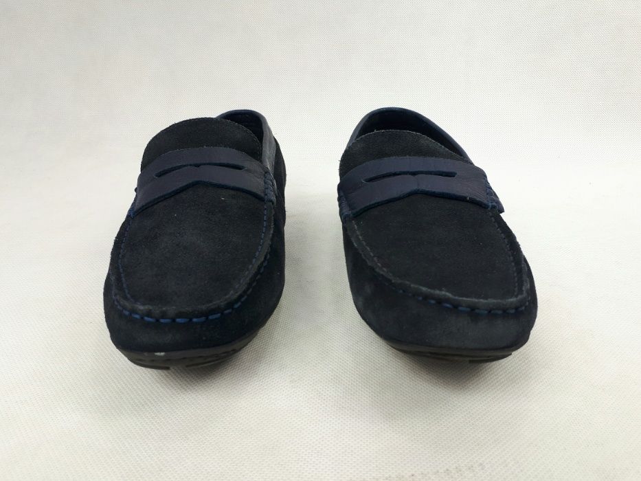 Mokasyny KRISBUT 4923-3-9 GRANAT eu43 pantofle buty meskie obuwie