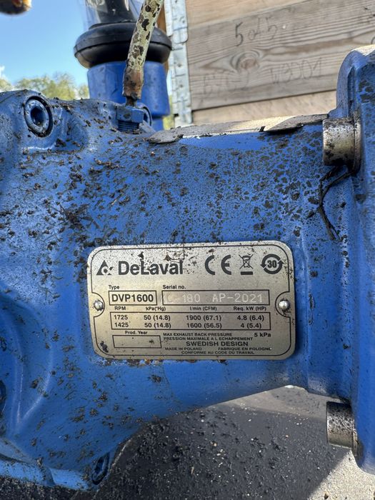 Pompa próżniowa DVP1600 L DeLaval 2021r