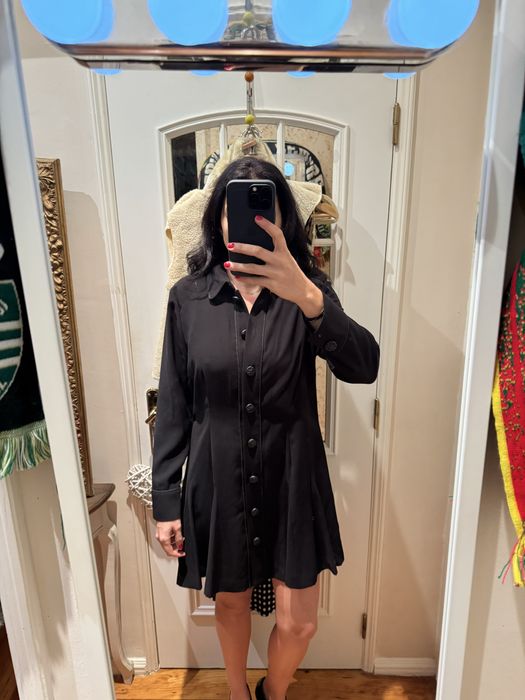 Vestido cintado Uterqüe