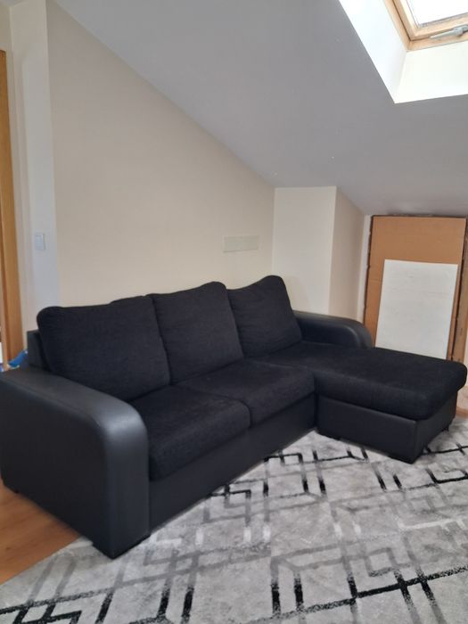 Sofá de 3 lugares com chaise-longue