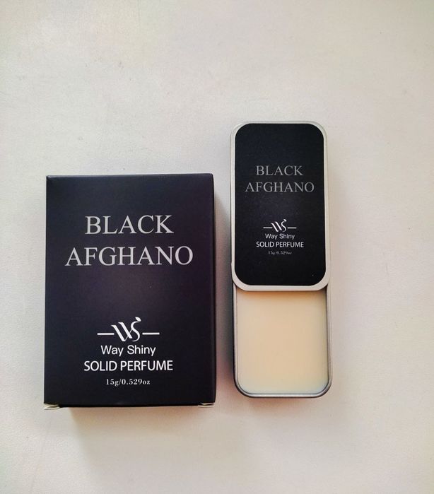 ТВЕРДЫЙ  СУХОЙ  парфюм духи БЛЕК АФГАНО Black Afgano 15г
