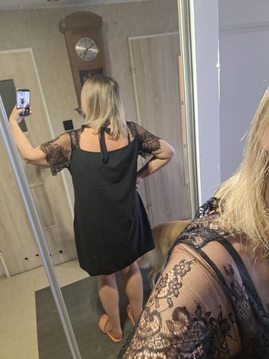 Sukienka czarna 3XL okazja