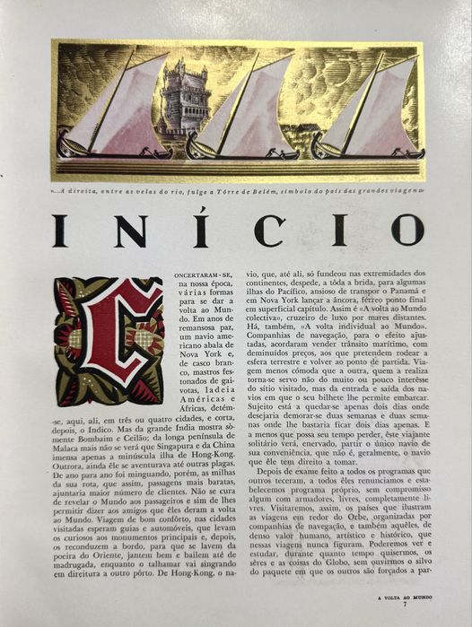 Livro A Volta ao Mundo - Ferreira de Castro (1942)