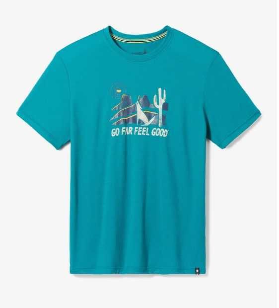 Smartwool MOONLIGHT DESERT GRAPHIC SHORT SLEEVE wełna merino rozm. m