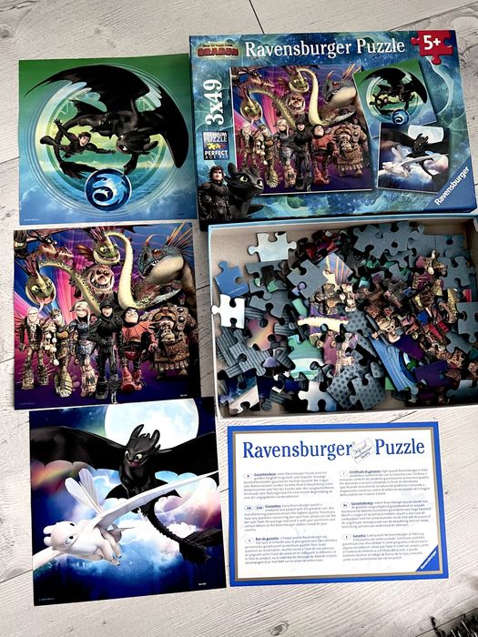 Ravensburger  Szczerbatek 3x49 elementów