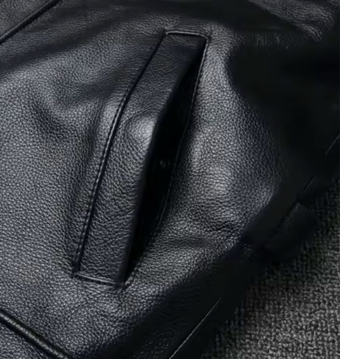 Męska kurtka skórzana ramoneska bikerka klasyczna skóra naturalna