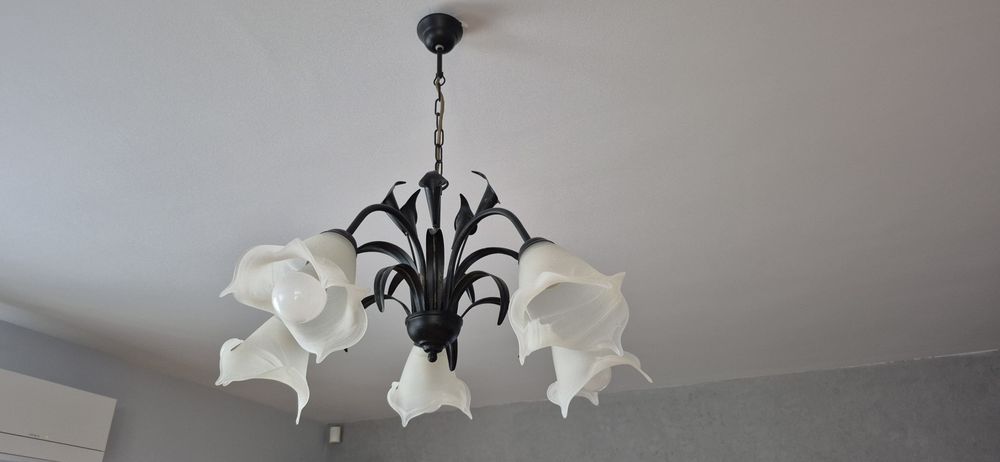 Lampa wisząca  na 5 żarówek