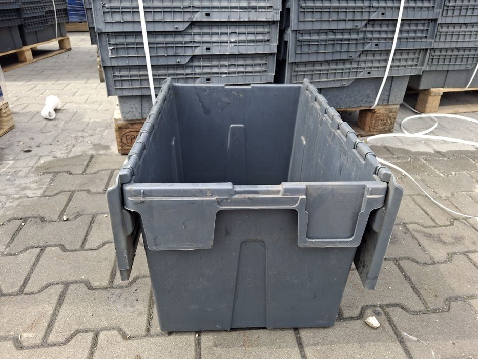 Pojemniki magazynowe kurierskie# skrzynki 60x40x35