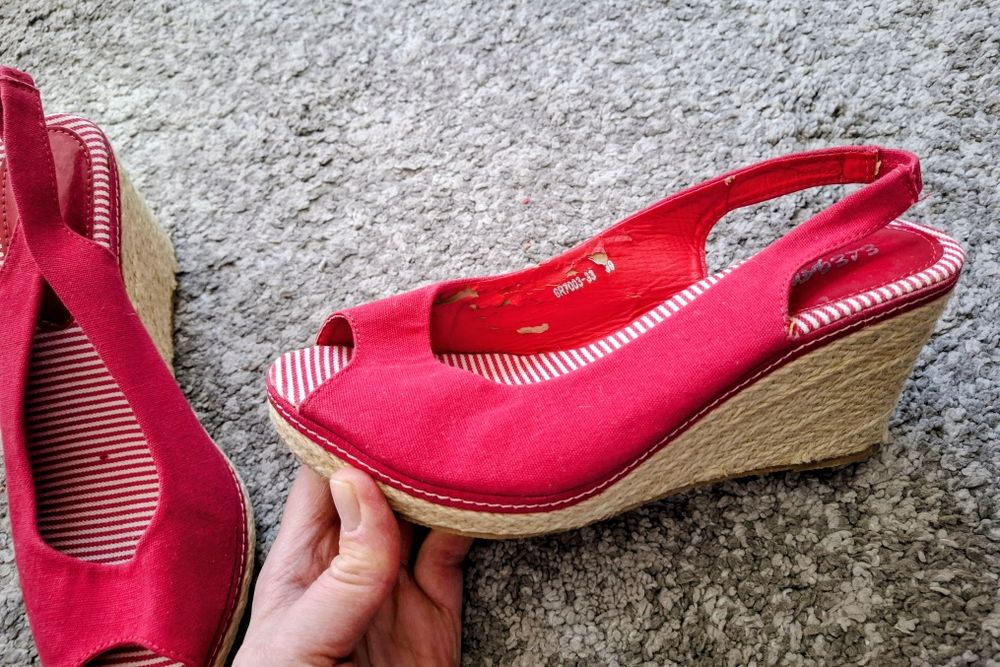Sandały espadryle na koturnie r. 39
