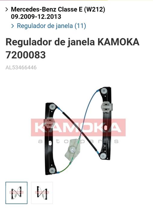 Regulador de janela KAMOKA 7200083