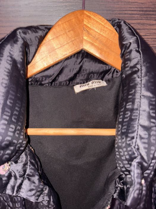 Пуховик miu miu натуральный пух