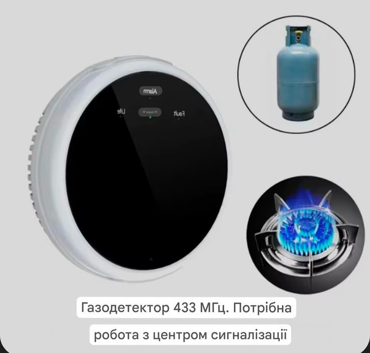 Детектор 433 МГц витоку газу