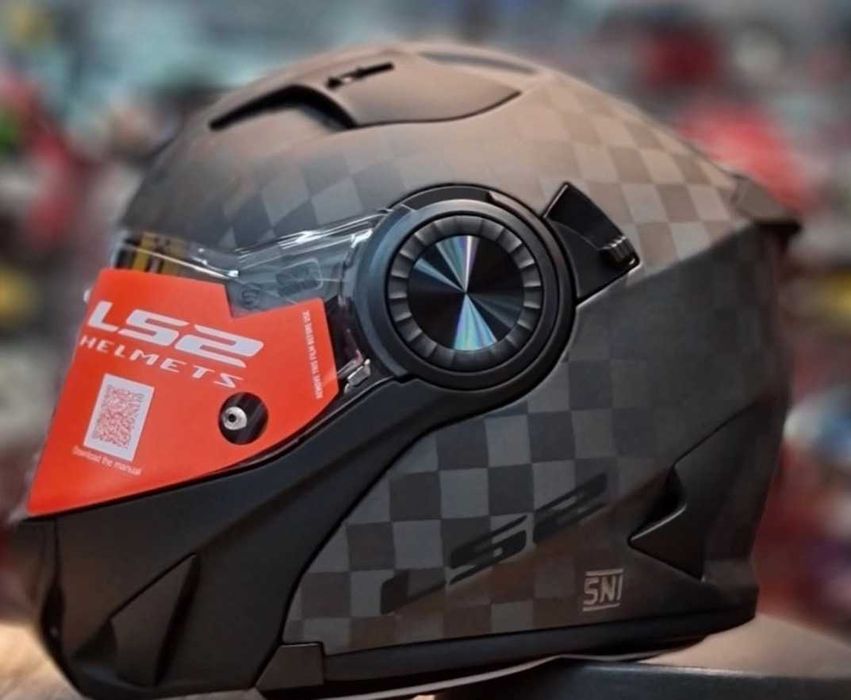 Capacete NOVO modular LS2 Carbono Total (40% Desconto) Tamanho S