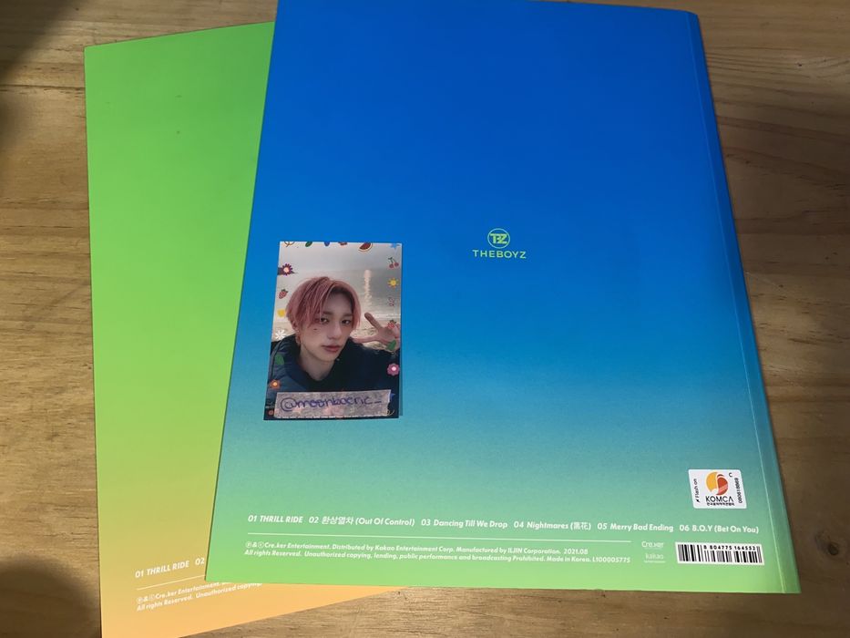 Álbum the boyz (thrill-ing)
