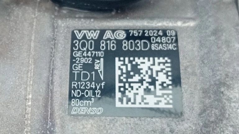 Compressor AC AUDI A3 Sportback (8YA)