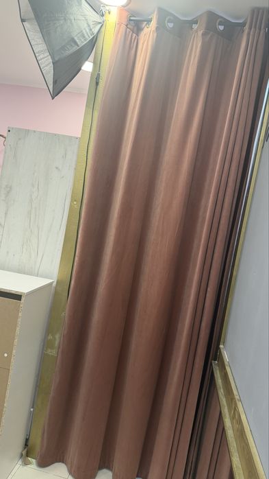 Cortinados de veludo