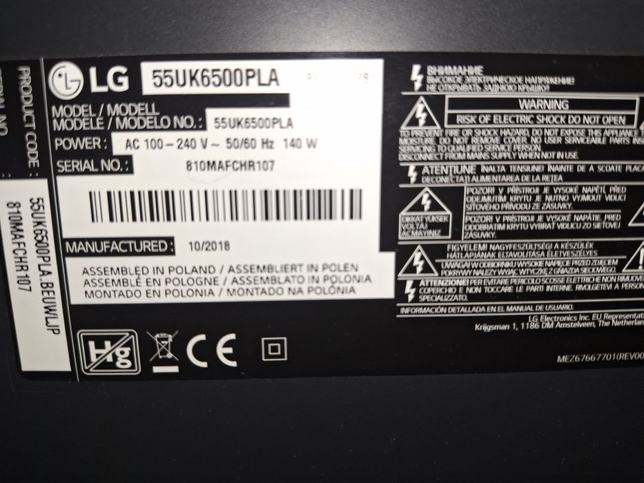 Smart TV LG 55" 4K (55UK6500) — Excelente Imagem
