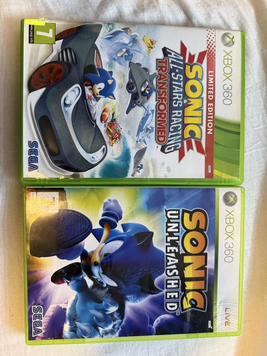 Sonic Unleashed + Sonic All Stars X360