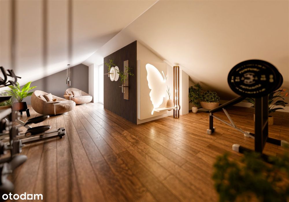 Apartament 65,73 m² + Poddasze 38,27 m² + Taras dachowy 22,66 m²