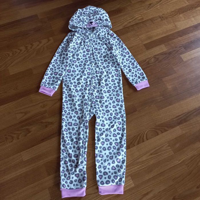 Strój kostium przebranie piżama jednoczęściowa dziecięce z kapturem